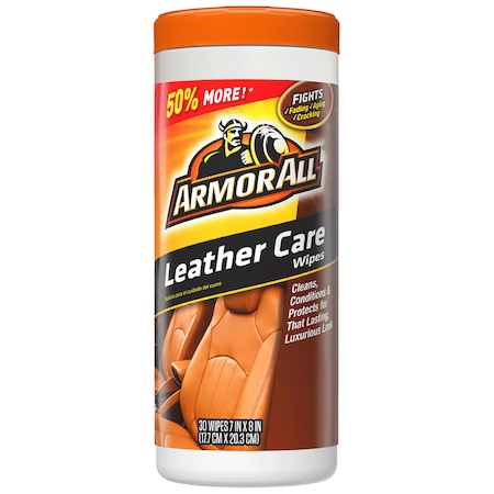 Armor All Armor All Leather Cleaner/Conditioner Wipes 30 ct 18581B
